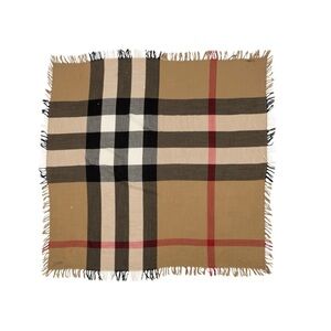 Burberry Beige wool striped Scarf